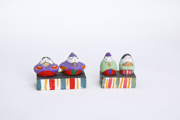 豆雛（紫）、豆雛（緑）