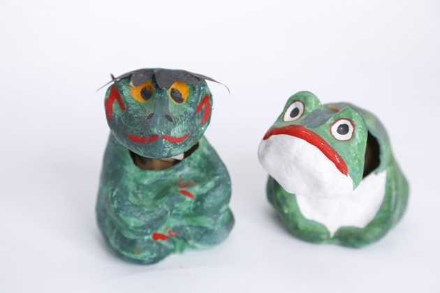 河童　首振り、蛙　首振り