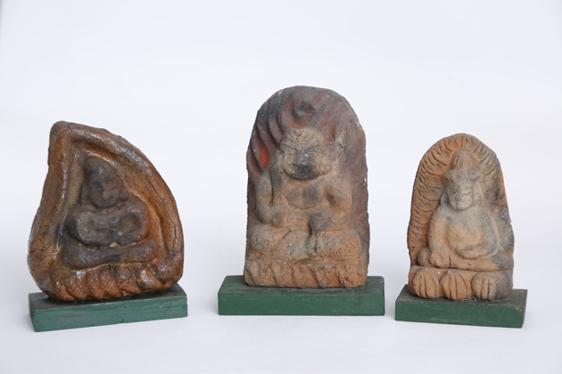 泥仏０１、泥仏０２、泥仏０３